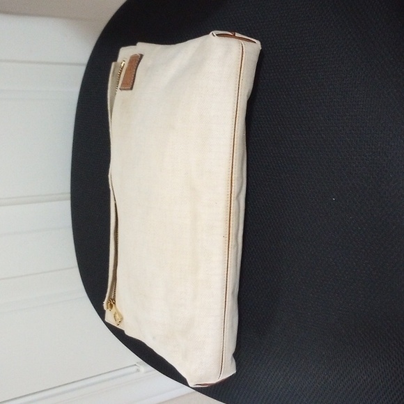 Loewe Anagram Canvas & Suede Clutch - Picture 9 of 11